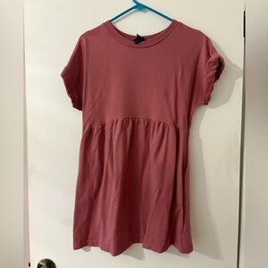 Wild Fable Pink Short Sleeve Tunic/Dress